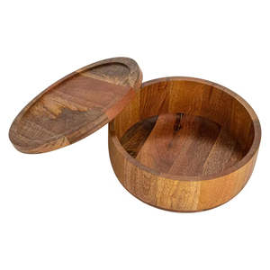 Qualité standard Couleur naturelle Dernière arrivée Prix abordable Bonne conception Bol de service pour mariage Bols à fruits en bois - Product Image 4