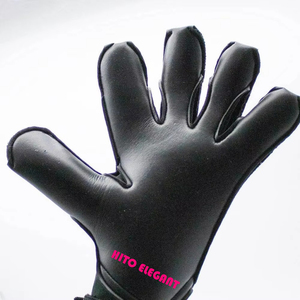 Nouvelle conception, paume avant en latex allemand de 4 mm, dos en silicone injecté, doigts coupés et pouce enveloppé, sangle en caoutchouc avec languette en T - Product Image 3
