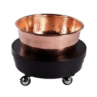 Bol de pédicure moderne en cuivre pur de haute qualité, 100 % écologique, finitions personnalisées, prix de gros Inde - Massage des pieds