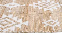 CERALI Tapis d'appoint personnalisés en coton peluche étoile de mer, doux, soyeux et lisse, tapis moderne synthétique à poils longs, fabriqué à la machine en PET