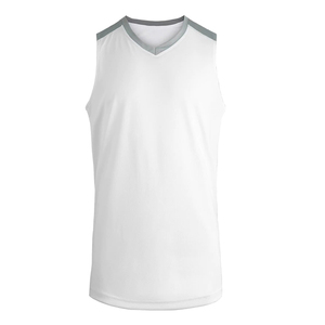 <b>Mens</b> Polyester <b>Basketball</b> Uniform Mesh Fabric Lightweight Breathable Quick Dry Sleeveless Sportswear Casual Athletic Game Outfit - Product Image 5
