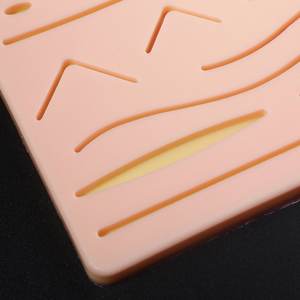 Almohadilla de Práctica de Sutura para Cirugía General para Estudiantes de Medicina y Veterinaria |   Almohadilla de Práctica de Sutura para Uso Educativo, Instrumento Médico - Product Image 4