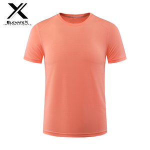 เสื้อยืดออกกำลังกายแขนสั้นของผู้ชายผ้าไมโครไฟเบอร์ระบายอากาศได้ดีผ้า100% ดีไซน์ล่าสุด - Product Image 6