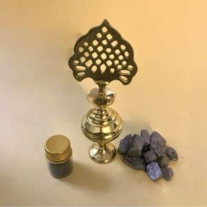 Surmedani ทองเหลืองขนาดกะทัดรัดเหมาะสำหรับการพกพา kohl สมุนไพรขณะเดินทางโดยไม่ต้องกังวลเกี่ยวกับการรั่วไหล - Product Image 2