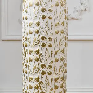 Vase à fleurs de table en fer artisanal de luxe, design côtier, écologique, décoration intérieure tendance, design haut de gamme, intérieurs élégants - Product Image 5