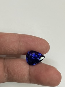 Gema Natural de tanzanita, color azul real, alta calidad, en forma de pera, hecha a la medida, 10,20 quilates, suelta, por Sadiya internacional - Product Image 6
