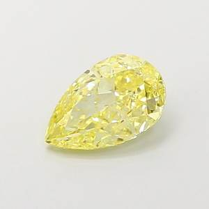 Diamante Cultivado en Laboratorio, Corte Pera, 1ct, VS1, Color Amarillo Intenso - Product Image 1