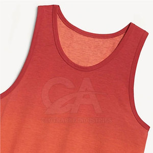 เสื้อกล้ามสำหรับผู้ชายเสื้อกล้ามออกกำลังกายสีออกแบบได้ตามต้องการ - Product Image 5