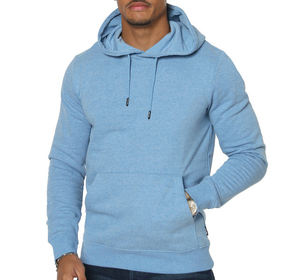 Sweat à capuche pour homme et femme avec logo brodé et doublure en polaire douce pour une tenue décontractée et confortable en tissu épais de haute densité. - Product Image 4