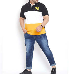 Verano hombres personalizados de manga corta de algodón transpirable Jersey Polo camisetas de talla grande estilo Hip Hop sólido impreso camisetas - Product Image 6