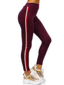 Customized High Waist Gym <b>Leggings</b> for Women Comfortable Polyester Spandex <b>Knitted</b> Fabric Stretch Breathable Printed Design - Product Image 2