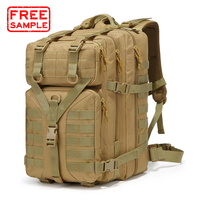 Nouveau design, sac à dos de randonnée de grande capacité 45L 50L pour l'extérieur, imperméable, en Oxford, durable, sac tactique