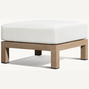 Eco-friendly teak wood ottoman <b>sofa</b> with soft and smooth cushions for comfortable indoor use - Product Image 5