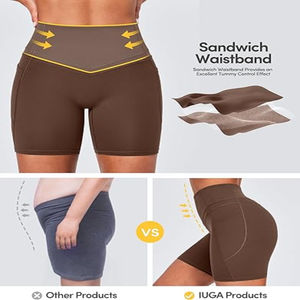 Women's Sports Breathable Shorts High Waist Tie Dye Seamless Yoga <b>Tight</b> Shorts Ladies Gym Fitness Sportswear - Product Image 4