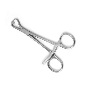 Zelmi, venta al por mayor, instrumentos quirúrgicos, fórceps de sujeción de hueso de rótula, acero metálico sin puntos de bola, dos puntas, 5 pulgadas, precio barato - Product Image 1