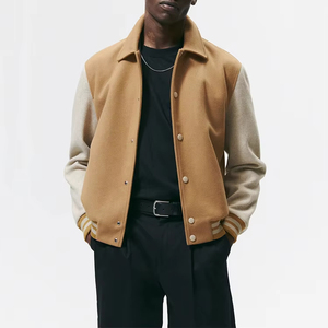 Nouvelle veste de baseball formelle camouflage 2025 pour hommes, lettres en fourrure brodées, coupe ample, respirante, conception OEM, service inclus - Product Image 1