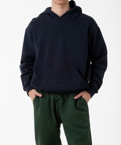 Unisex 100% algodón mezclado pesado GSM invierno pulóver Sudadera con capucha diseño personalizado patrón sólido liso teñido OEM servicio al por mayor 2024 - Product Image 2