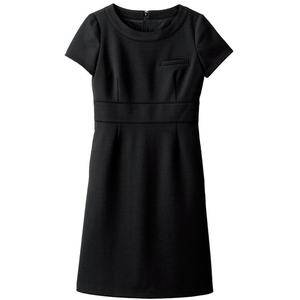 ชุดเดรสวันพีชสำหรับสาวออฟฟิศ WP756-8 ไซส์ 7 สไตล์สีดำสวมใส่สบาย - Product Image 1
