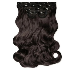 Extensions de cheveux à clipser de style ondulé naturel Ensemble de 4 pièces Extension de cheveux non traités de couleur noire naturelle Produit de vente en vrac - Product Image 2