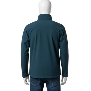 Waterproof Soft Shell Outdoor <b>Jackets</b> with Stand Collar Windproof Breathable Polyester <b>Jackets</b> for Men and Women Outdoor Use - Product Image 2