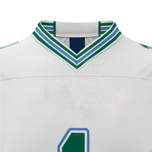 Maillot de football américain par équipe personnalisé avec nom Maillot de football américain par sublimation personnalisée avec tissu extensible - Product Image 3
