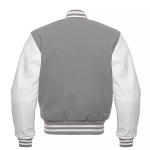 RATA-Chaqueta de Béisbol Informal para Hombre, Abrigo con Manga de Cuero, Estilo Universitario, Internacional, Unisex - Product Image 4