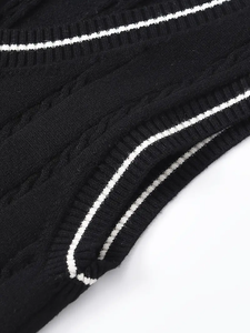 Classic School <b>Cardigan</b> <b>Sweater</b> Button Style Cotton Blend Comfortable Uniform Supplier - Product Image 3