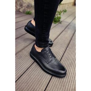 Giày đi bộ thể dục nam ch003 <span class=keywords><strong>DST</strong></span> Classica màu đen làm từ pelle di cuoio - Product Image 6