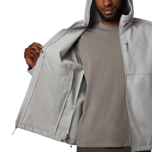 Chaqueta Bomber de Invierno para Hombre Quty, con Capucha, Cuello Alto, Resistente al Viento, Cierre de Cremallera, Ligera, Material de Poliéster/Algodón, Forro de Piel de Conejo - Product Image 2