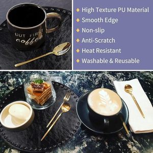 Meilleur thème Design vaisselle arrondie napperon décoratif perles de verre napperon pour les fêtes et autres fonctions - Product Image 6