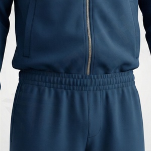 Chándal Unisex al por Mayor, Sudadera Sublimada Personalizada de Alta Calidad, Ajustada, para Hombre, Invierno, Cuello Alto, Sólida, Deportiva, para Correr - Product Image 5
