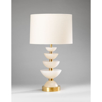 Lampe de table en métal au design européen moderne et unique, alimentation AC/DC, écologique, protection des yeux, intensité réglable, commande tactile, pour bureau et chevet