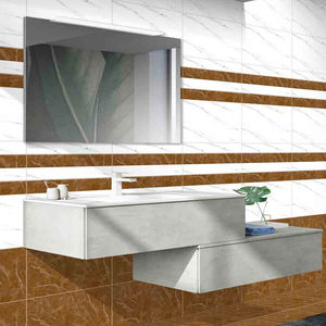 Azulejos modernos antideslizantes de cerámica para pared, 9mm de espesor, 300x450mm, tamaño excelente para uso en paredes interiores, baños para uso en centros comerciales - Product Image 1