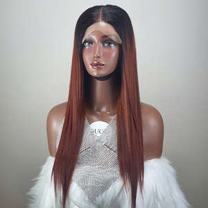 Extensions de cheveux vierges d'un seul donneur vietnamien Orange de qualité supérieure os droit longue durée HD Lace Wig Weaves Small Cap Size - Product Image 1