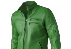 Colección de invierno Warm Up Pure Leather Motorbike Chaqueta de cuero elegante para hombres - Product Image 4