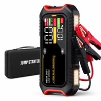 Démarreur de camion robuste 6700A, booster de batterie 12V, charge rapide PD 230W avec écran numérique et lumière LED pour véhicules diesel