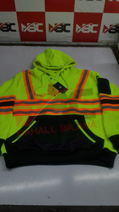 Safety Hi Vis Safety Hoddies Capa de lluvia impermeable reflectante Alta visibilidad. - Product Image 2