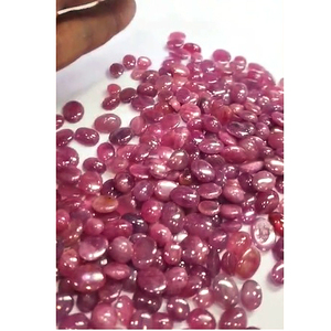 319 viên <span class=keywords><strong>Ruby</strong></span> Bangkok 10mm đến 14mm, mặt oval, kiểu cabochon, 1470 carat, lô hàng Iroc Sales, đá quý <span class=keywords><strong>Ruby</strong></span> chất lượng cao, được làm từ thủy tinh, giá 206 đô la Mỹ - Product Image 1