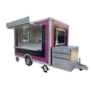 Camion de restauration commercial entièrement équipé, remorque alimentaire personnalisée, équipement de cuisine complet, cadre en aluminium, tôle galvanisée - Product Image 3