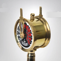 Décor Steampunk nautique de télégraphe de navire en laiton personnalisé pour barre de salle des machines de bureau de capitaine ou affichage de bureau