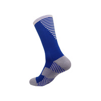 Chaussettes de sport de football pour hommes Chaussettes de bas de serviette mi-mollet antidérapantes unisexes Chaussettes de football professionnel Elite Training
