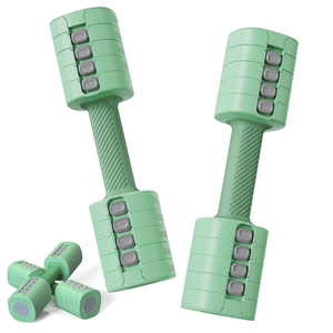 Greenlawn ABS Adjustable <strong>Weight</strong> Dumbbells <strong>Set</strong> <strong>of</strong> 2 8-Piece <strong>Women's</strong> 2-6lb Hand <strong>Weights</strong> <strong>for</strong> Arms Exercise Home Gym Workout - Product Image 1