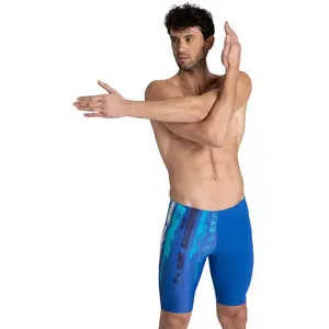 免费样品男士游泳干扰器赛车和训练泳衣运动压缩短裤定制运动紧身短裤健身泳衣
