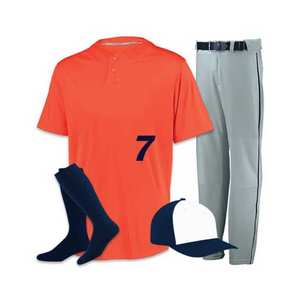 Maillot de baseball confortable de haute qualité respirant séchage rapide antibactérien grande taille en tissu polyester vente pour vêtements de sport - Product Image 5