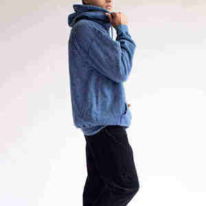 Sweatshirt à capuche pour hommes avec impression personnalisée Sweatshirts à capuche unisexes avec logo personnalisé Sweats à capuche unis pour hommes - Product Image 3