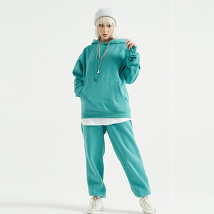 ONEAPEX Streetwear Ensemble de pantalons de survêtement à capuche 400gsm Ensemble de survêtements pour hommes avec sweat à capuche et pantalon - Product Image 5