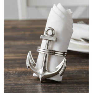 Ronds de serviette élégants en métal argenté pour mariage, fête, décoration de table, accessoire moderne pour la maison et la cuisine - Product Image 5