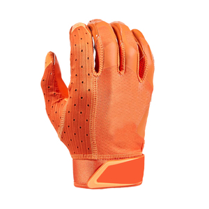 Conception personnalisée Gants de football américain confortables avec paume Gants de football américain avec impression en silicone sur tout le doigt Récepteur personnalisé - Product Image 5