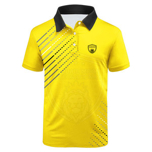 Nouvelle arrivée de polo en coton avec impression de logo personnalisé Meilleure qualité T-shirt polo à séchage rapide pour hommes - Product Image 1