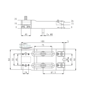 HPEDM System 3R WEDM Set 3R ICS Zeroline Mini Support 3R C 666 050